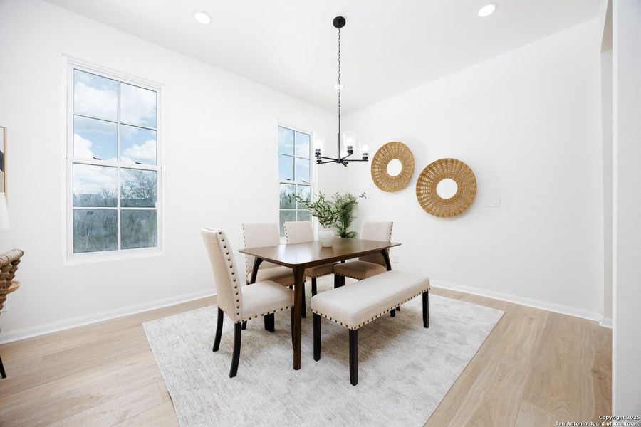 Furnished interior view inside a new home in , Blanco (Image 37). Furnished interior view inside a new home in , Blanco (Image 37).