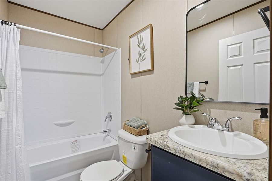 Furnished interior view inside a new home in , Godley (Image 10).