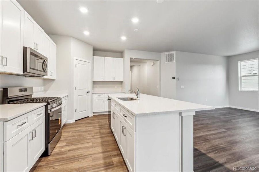 Furnished interior view inside a new home in Spring Valley Ranch, Elizabeth (Image 5).