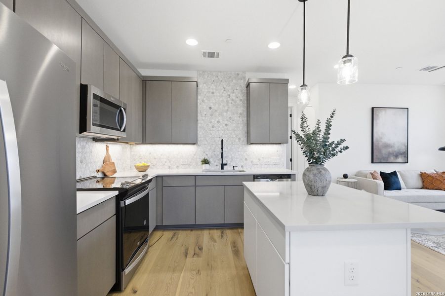 Furnished interior view inside a new home in , Austin (Image 43).