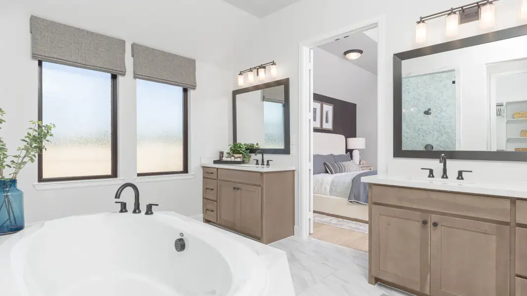 Furnished interior view inside a new home in North Sky, Celina (Image 9).