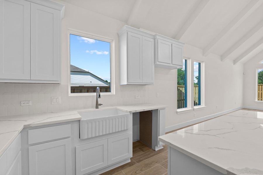 Furnished interior view inside a new home in Parmer Ranch, Georgetown (Image 7).
