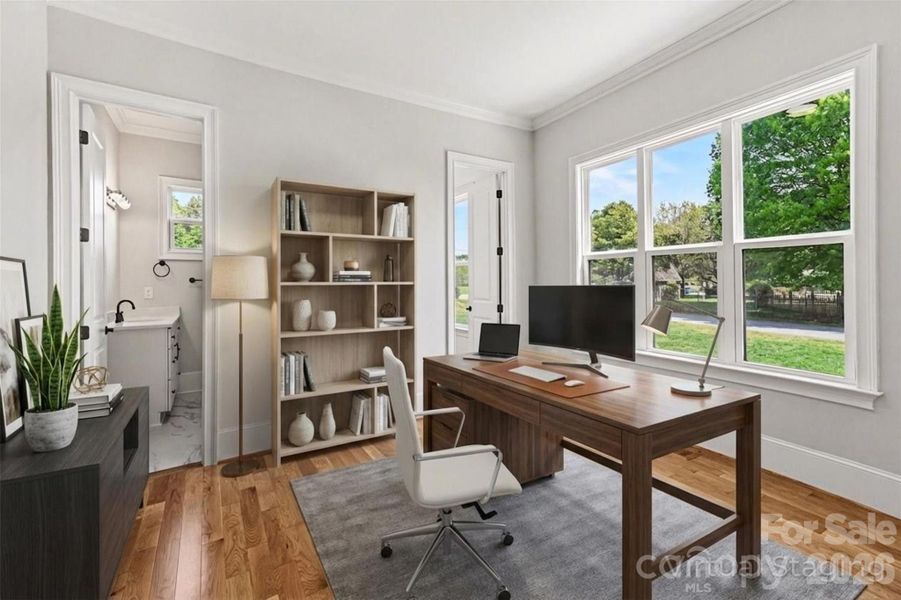 Furnished interior view inside a new home in , Concord (Image 6).