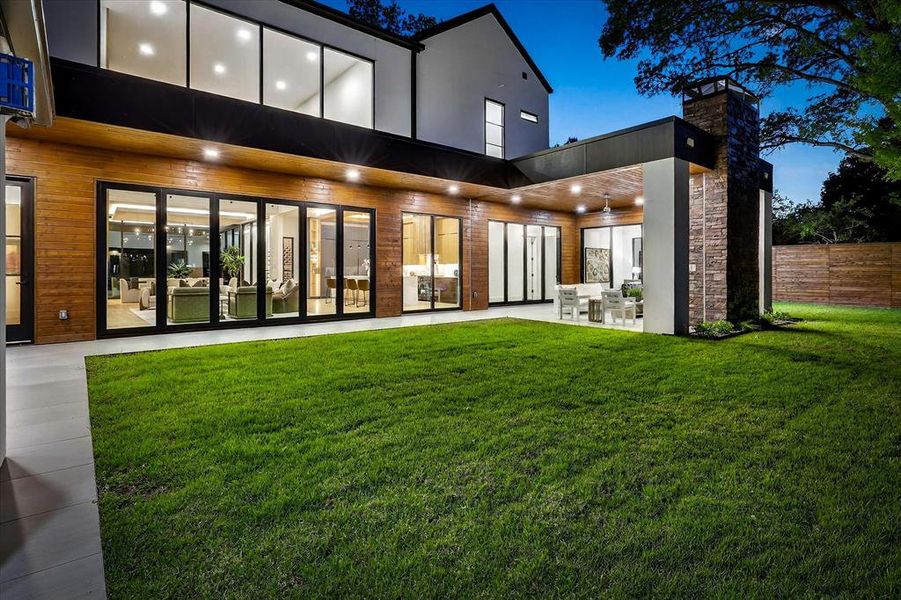 Exterior details and patio area of a home in , Dallas (Image 21).