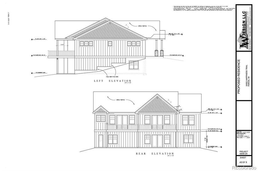 Front exterior of a new home in , Kiowa, CO, highlighting curb appeal (Image 13).