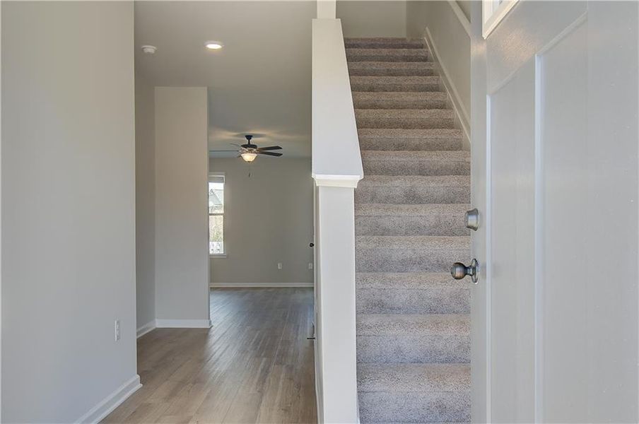 Spacious, unfurnished interior of a new home in Towne Center, Hampton (Image 26). Spacious, unfurnished interior of a new home in Towne Center, Hampton (Image 26).