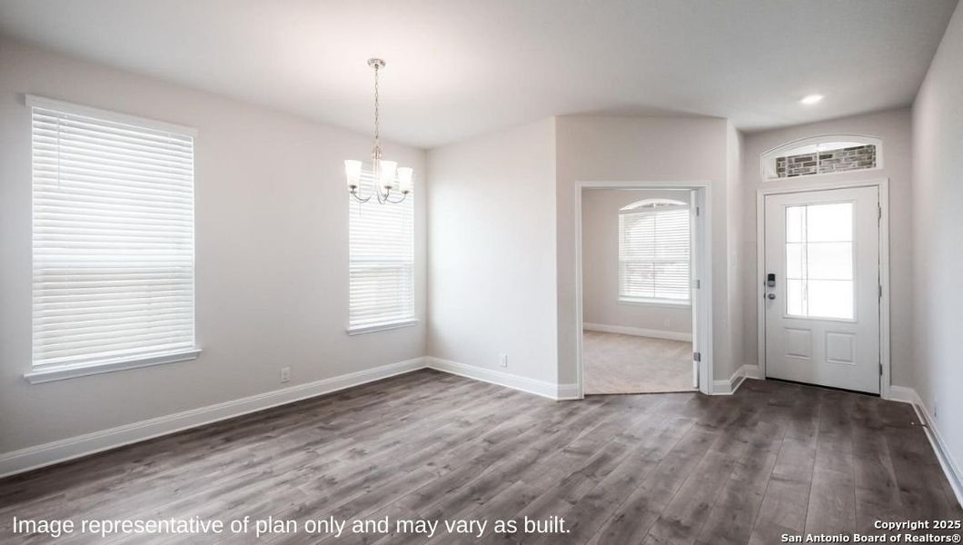 Spacious, unfurnished interior of a new home in Brookstone Creek, San Antonio (Image 18).