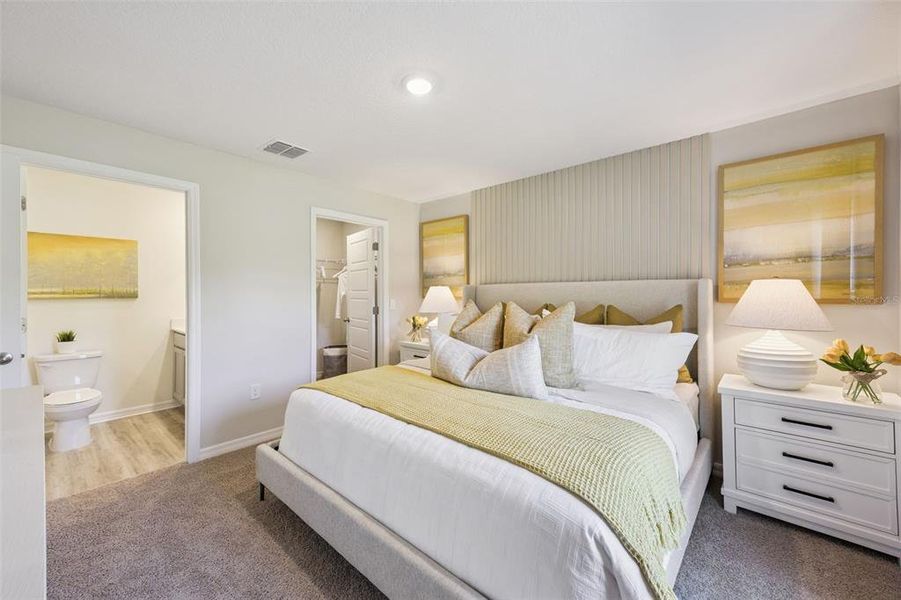 Furnished interior view inside a new home in Magnolia Pointe, Umatilla (Image 14).