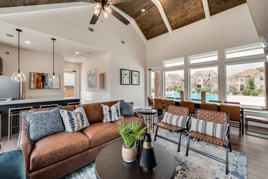 Furnished interior view inside a new home in Lake Forest, McKinney (Image 18). Furnished interior view inside a new home in Lake Forest, McKinney (Image 18).