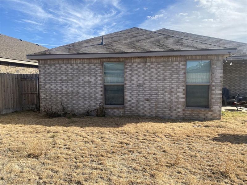 Exterior details and patio area of a home in , Lubbock (Image 2).