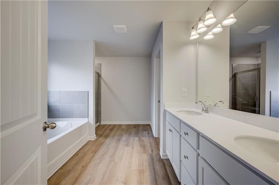 Furnished interior view inside a new home in Westminster, Covington (Image 9).