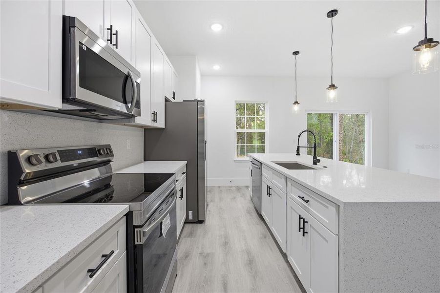 Furnished interior view inside a new home in , Citrus Springs (Image 8).