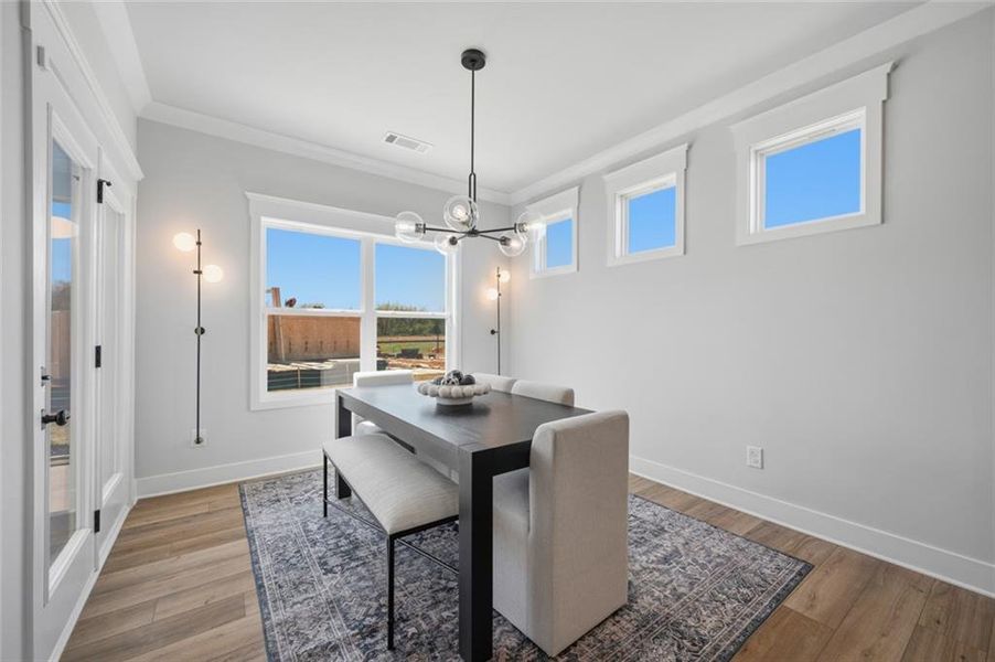 Furnished interior view inside a new home in Fowler Farms, Auburn (Image 33).