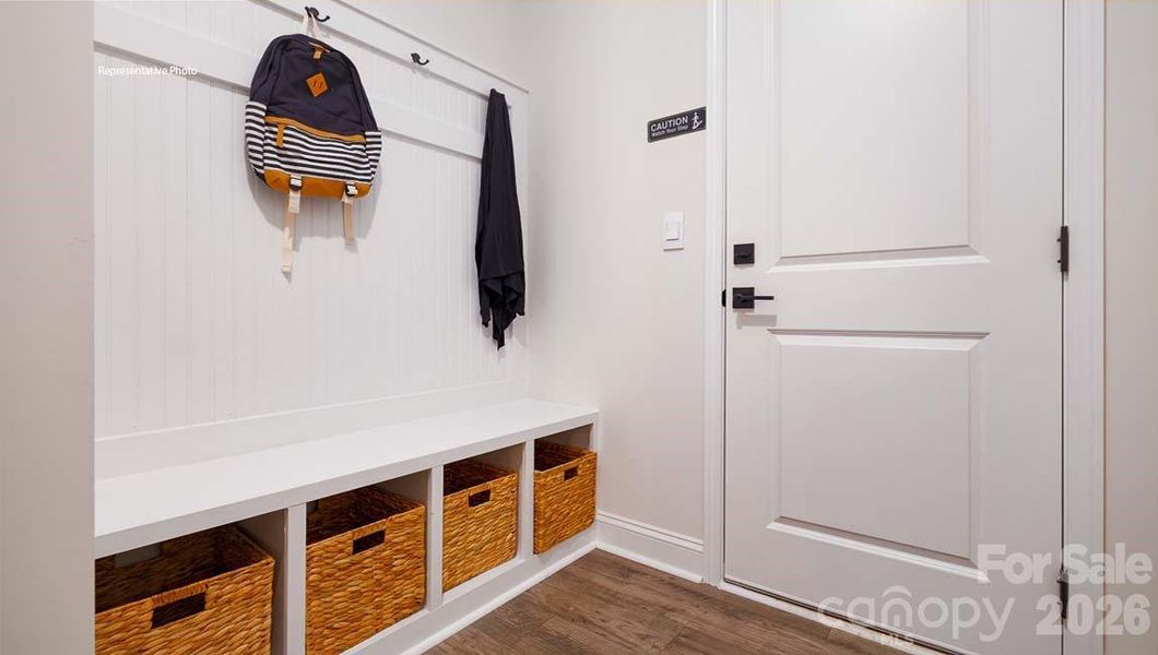 Furnished interior view inside a new home in Falls Cove, Troutman (Image 6).