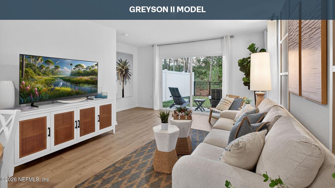 Furnished interior view inside a new home in Irongate Villas, Jacksonville (Image 6).