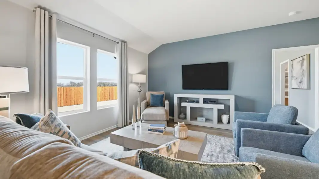 Furnished interior view inside a new home in Valley Brook, Fort Worth (Image 16).