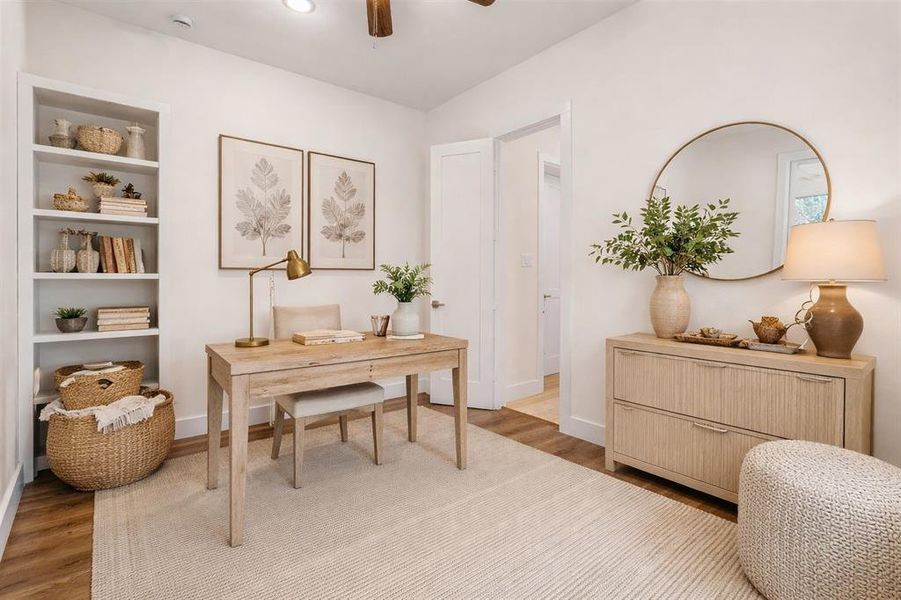 Furnished interior view inside a new home in , Dallas (Image 9).