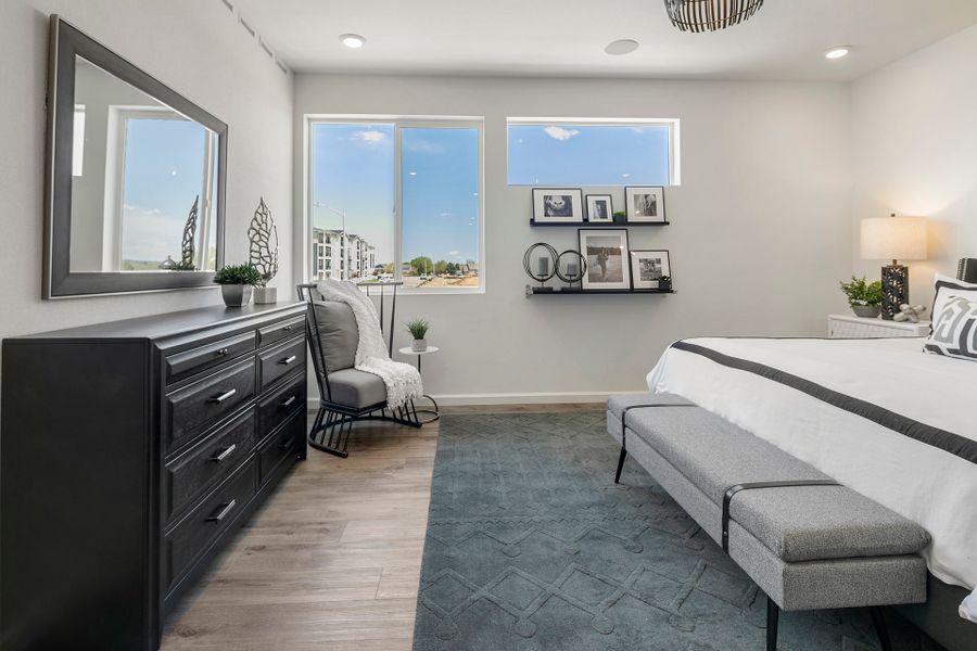 Furnished interior view inside a new home in Sugar Mill Village, Longmont (Image 14). Furnished interior view inside a new home in Sugar Mill Village, Longmont (Image 14).