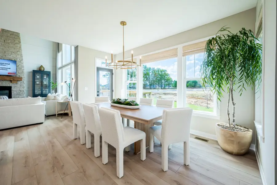 Representative furnished interior of a home built from the Grandin by Fischer Homes in The Dunes at Sandbar, Santa Rosa Beach (Image 19).