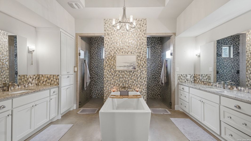 Furnished interior view inside a new home in , Spring Branch (Image 18).