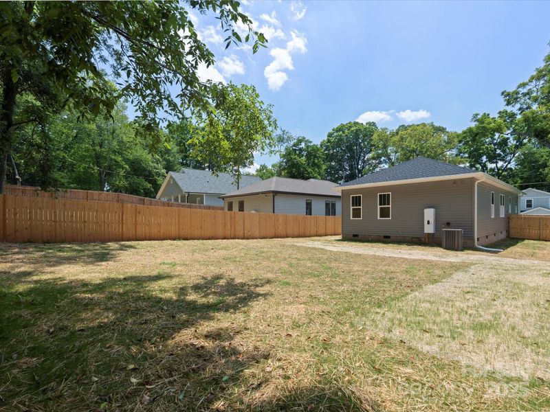 Exterior details and patio area of a home in , Charlotte (Image 29).