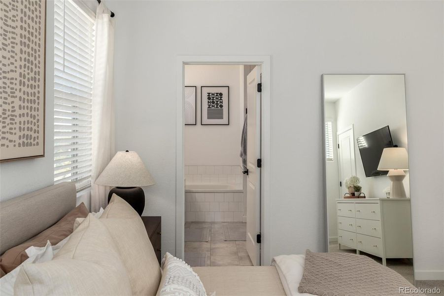 Furnished interior view inside a new home in , Littleton (Image 8).