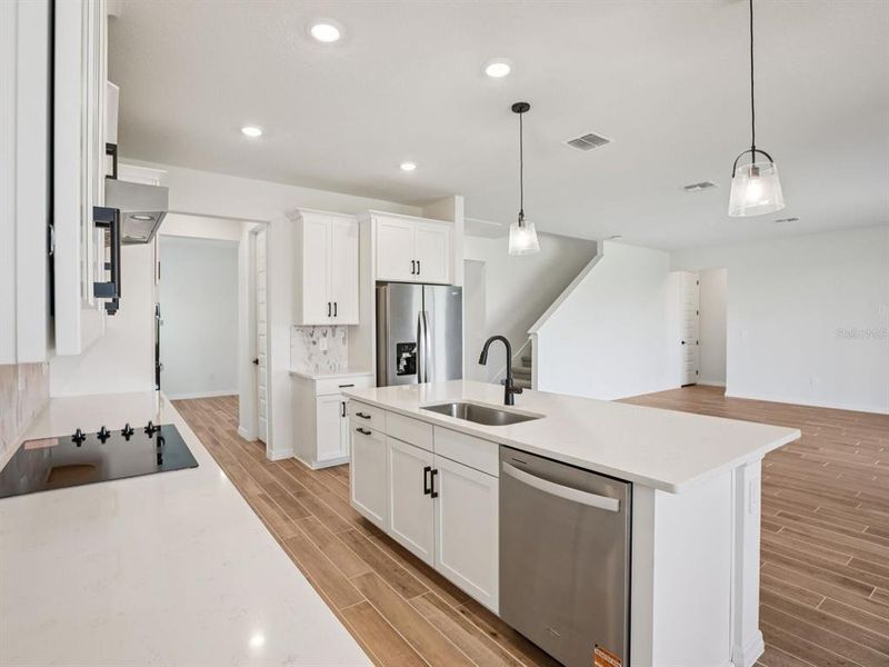 Furnished interior view inside a new home in Two Rivers - Signature Series, Zephyrhills (Image 6).