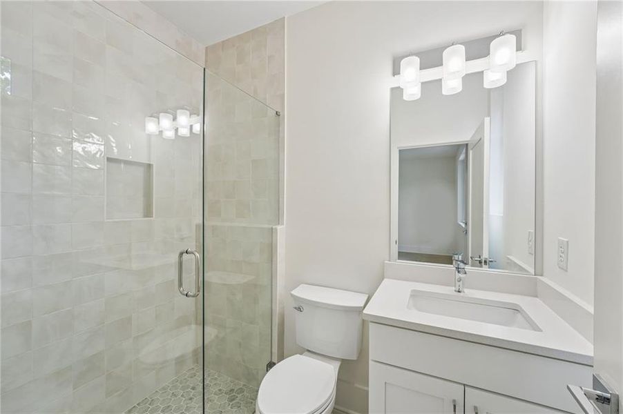 Furnished interior view inside a new home in , Decatur (Image 11).