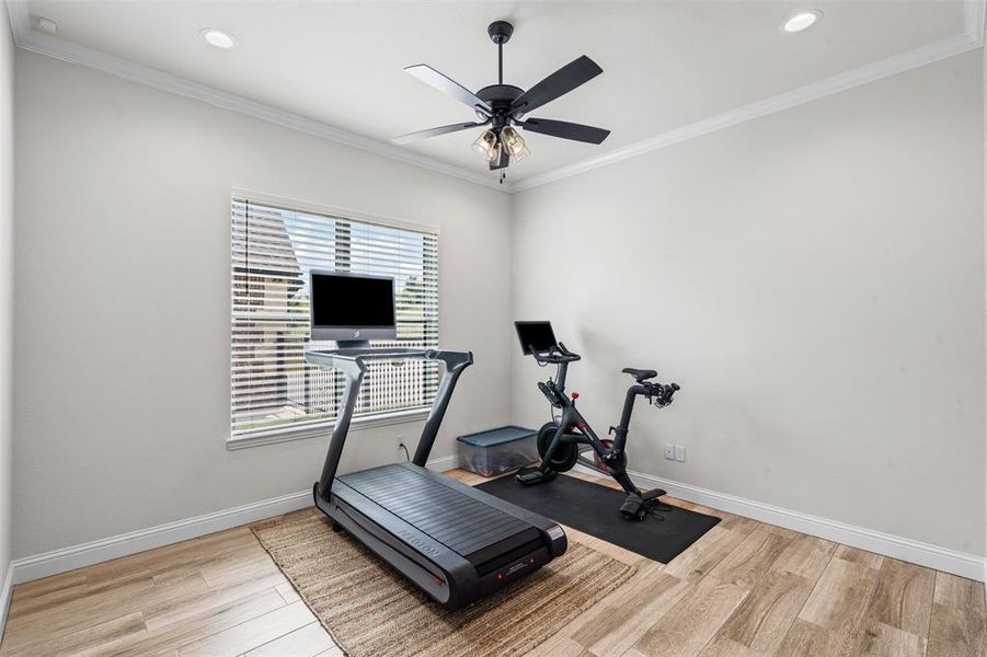 Furnished interior view inside a new home in , Aledo (Image 27). Furnished interior view inside a new home in , Aledo (Image 27).