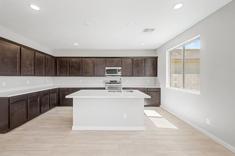 Furnished interior view inside a new home in Wildera, San Tan Valley (Image 3).