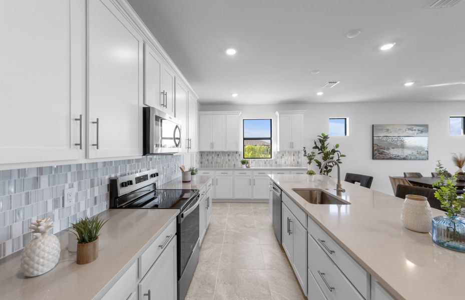 Furnished interior view inside a new home in Del Webb Naples, Immokalee (Image 17).