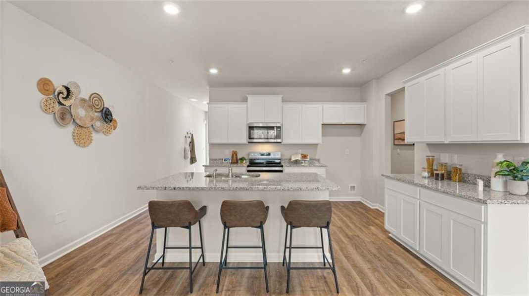 Furnished interior view inside a new home in Echo Glen, Stockbridge (Image 38).