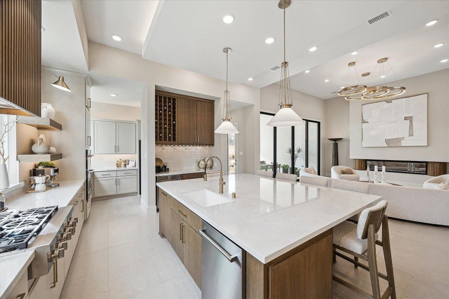 Furnished interior view inside a new home in Audubon, Magnolia (Image 27).