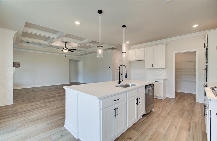 Furnished interior view inside a new home in Mallard’s Landing, Jefferson (Image 8).