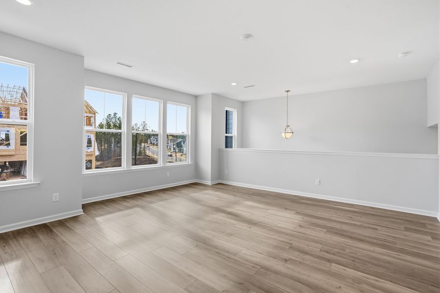 Spacious, unfurnished interior of a new home in Sweetbrier, Durham (Image 17).