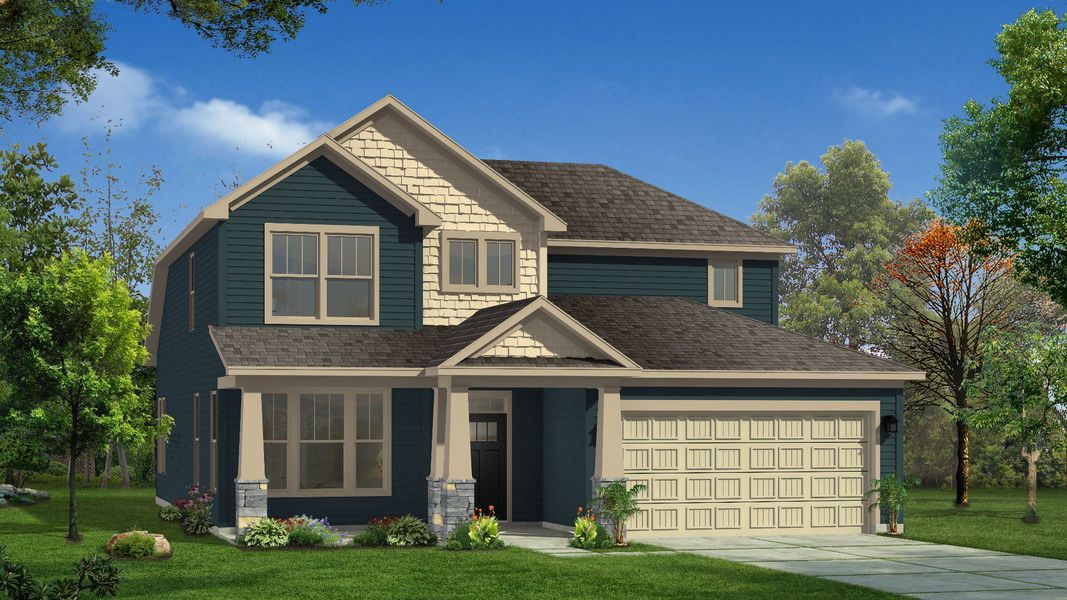 Rendering of elevation 10 of The Middleton Design by DRB Homes Rendering of elevation 10 of The Middleton Design by DRB Homes