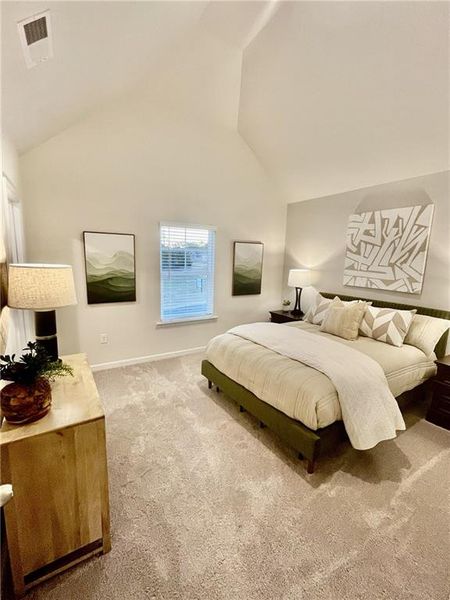 Furnished interior view inside a new home in Kingsmere Estates, Loganville (Image 13).