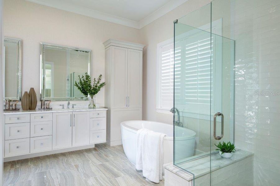 Furnished interior view inside a new home in , Bradenton (Image 4). Furnished interior view inside a new home in , Bradenton (Image 4).