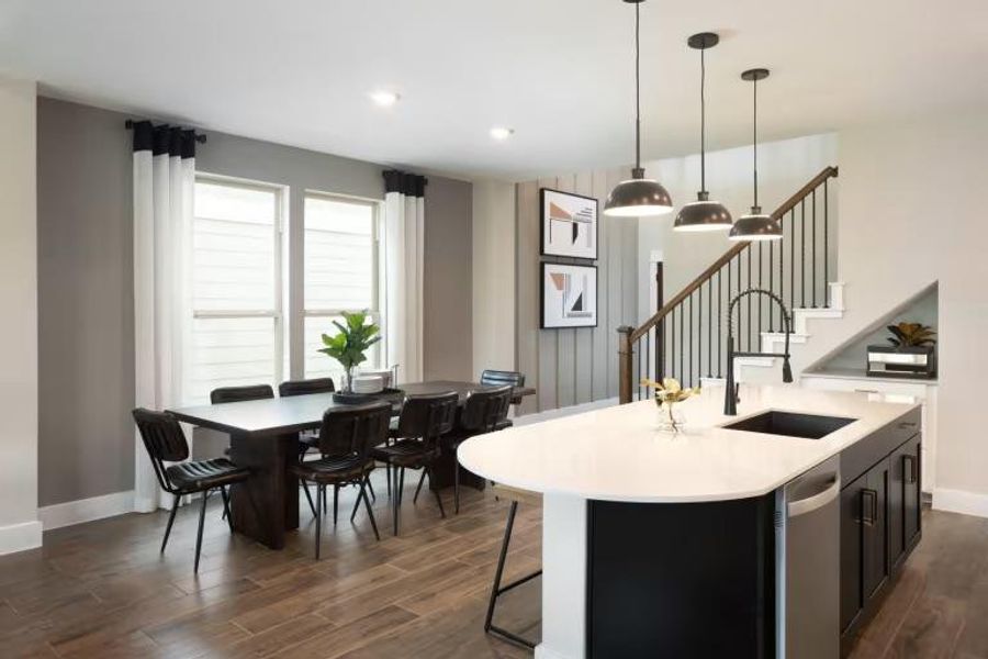 Photo of Pulte model home with same floor plan, not of actual home listed. Photo of Pulte model home with same floor plan, not of actual home listed.