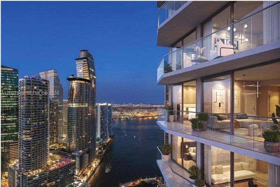 Condo located in Miami, FL showcasing its design and architecture (Image 3).