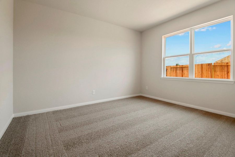 Spacious, unfurnished interior of a new home in Trails at Cochran Ranch, Waller (Image 17). Spacious, unfurnished interior of a new home in Trails at Cochran Ranch, Waller (Image 17).