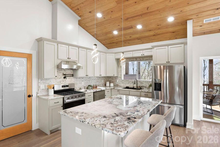 Furnished interior view inside a new home in , Hendersonville (Image 9).