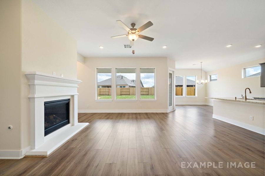 Representative unfurnished interior of a home built from the The Diana by Davidson Homes LLC in Lago Mar, Texas City (Image 29).