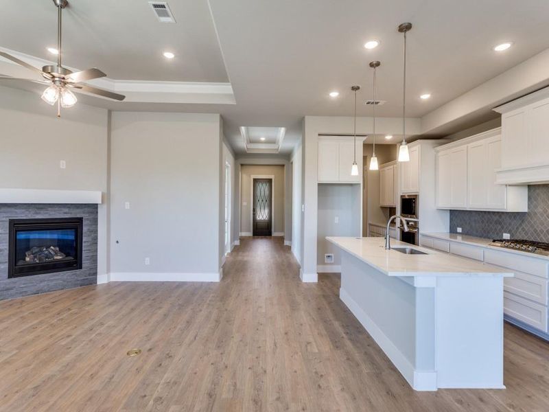Furnished interior view inside a new home in Ladera Tavolo Park, Fort Worth (Image 6).