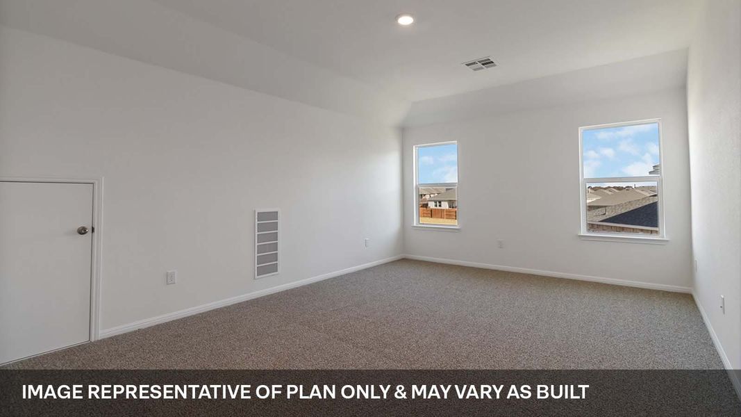 Spacious, unfurnished interior of a new home in Bar W Ranch, Leander (Image 13). Spacious, unfurnished interior of a new home in Bar W Ranch, Leander (Image 13).