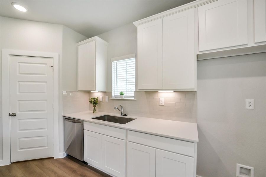 Furnished interior view inside a new home in Lakes at Black Oak, Magnolia (Image 9).