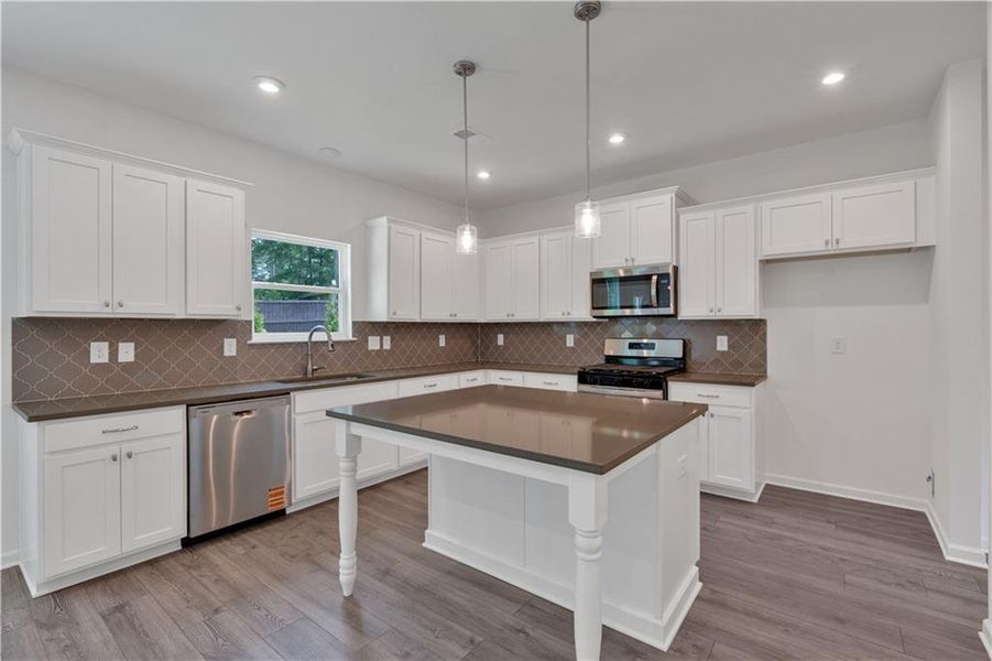 Furnished interior view inside a new home in The Overlook at Factory Shoals, Mableton (Image 10).