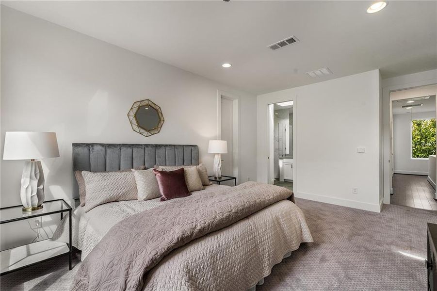 Furnished interior view inside a new home in , Atlanta (Image 6).