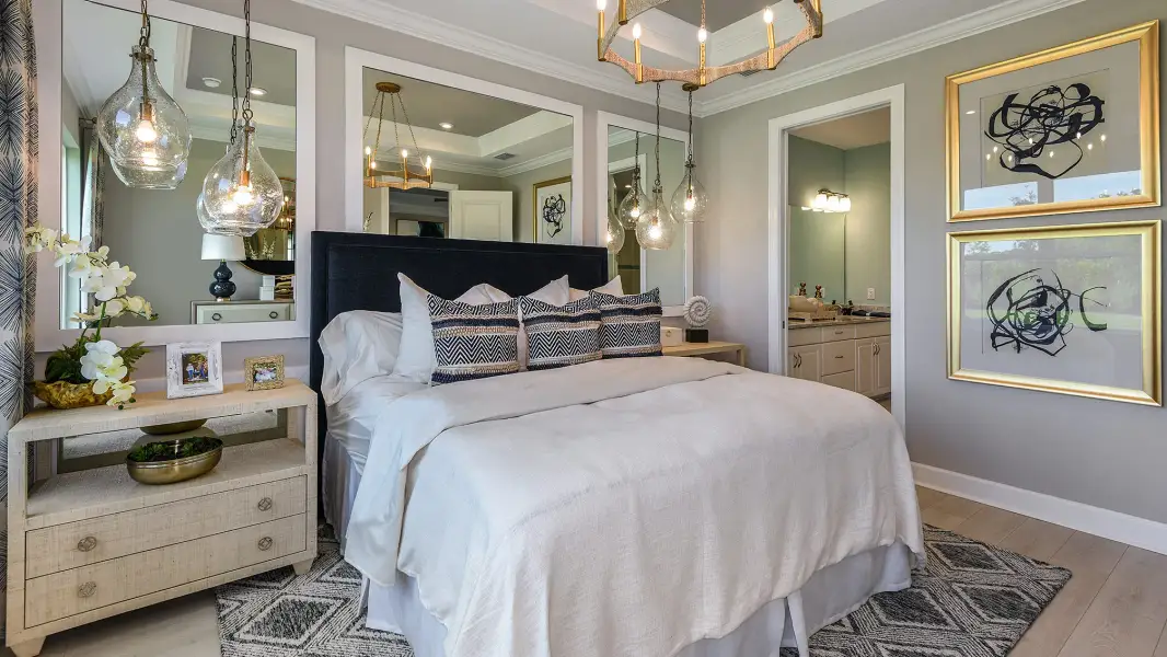Furnished interior view inside a new home in Esplanade at Azario Lakewood Ranch, Bradenton (Image 14).