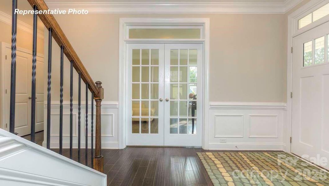 Spacious, unfurnished interior of a new home in Sanctuary at Southgate, Indian Trail (Image 15).